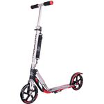 HUDORA 14758 BigWheel 205-Das Original mit RX Pro Technologie-Tret-Roller klappbar-City-Scooter, rot/schwarz
