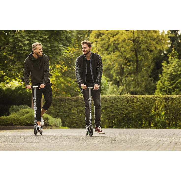 HUDORA 14758 BigWheel 205-Das Original mit RX Pro Technologie-Tret-Roller klappbar-City-Scooter, rot/schwarz – Bild 5