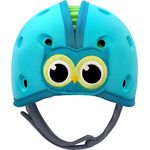 Reer SafeHeadBaby Babyhelm ''Eule'', blau-grün