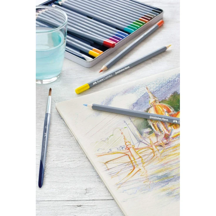 Aquastift Goldfaber Aqua 24-Metalletui – Bild 3