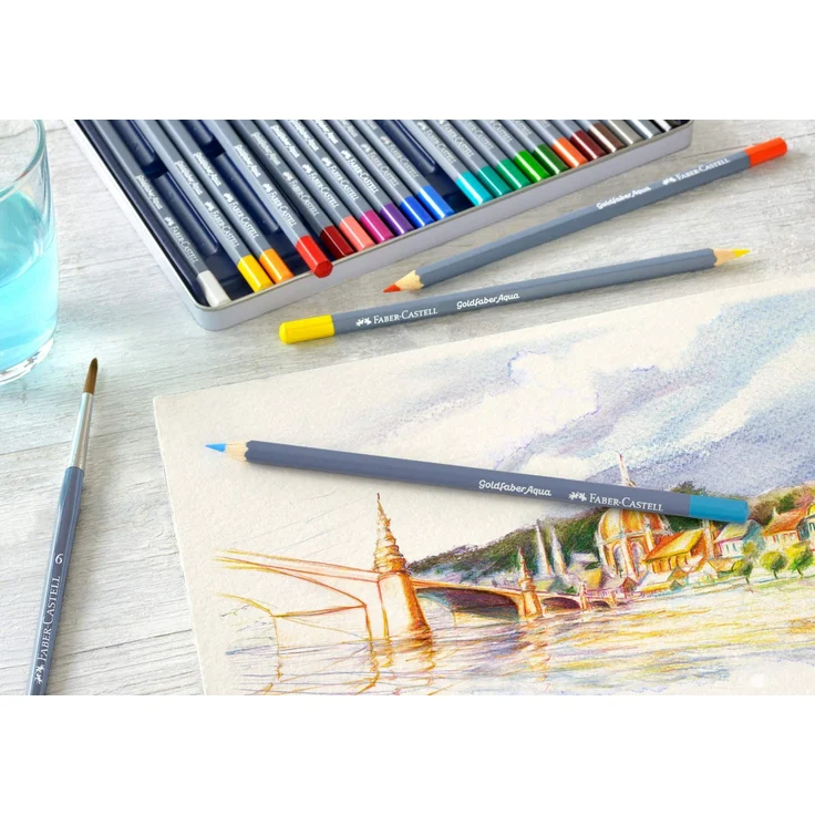 Aquastift Goldfaber Aqua 24-Metalletui – Bild 4