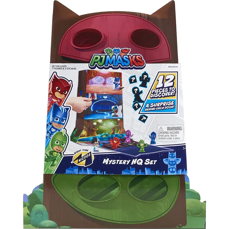 PJ Masks Night Time Micros Mystery HQ Box Set