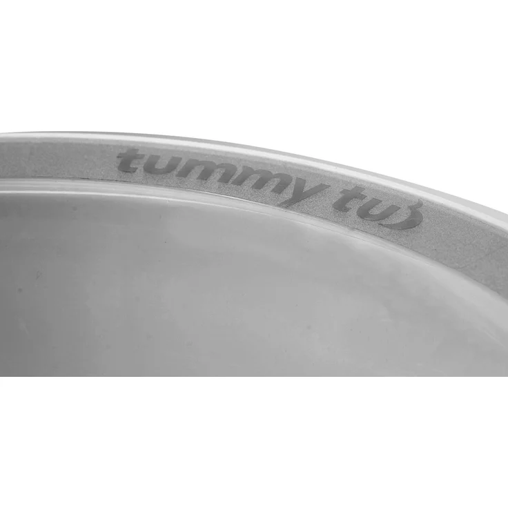 tummy tub das Original - Badeeimer kippsicher, rutschfest, grau, für Kleinkinder – Bild 3