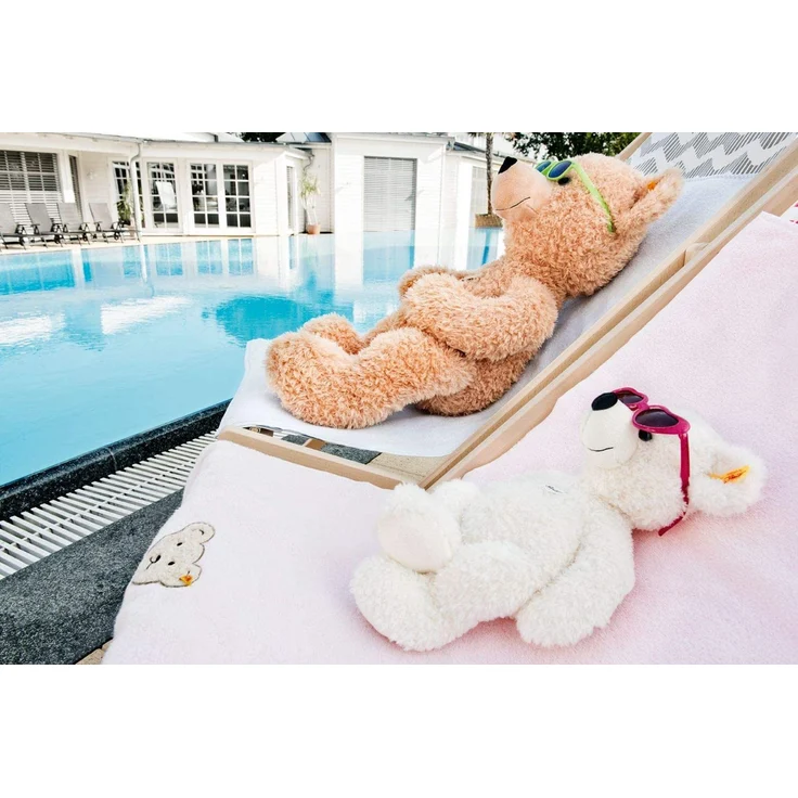 Steiff Teddybär Lotte - 28 cm - Kuscheltier für Kinder - beweglich & waschbar - weiß (111310) – Bild 6