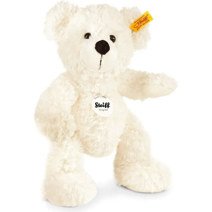 Steiff Teddybär Lotte - 28 cm - Kuscheltier für Kinder - beweglich & waschbar - weiß (111310)