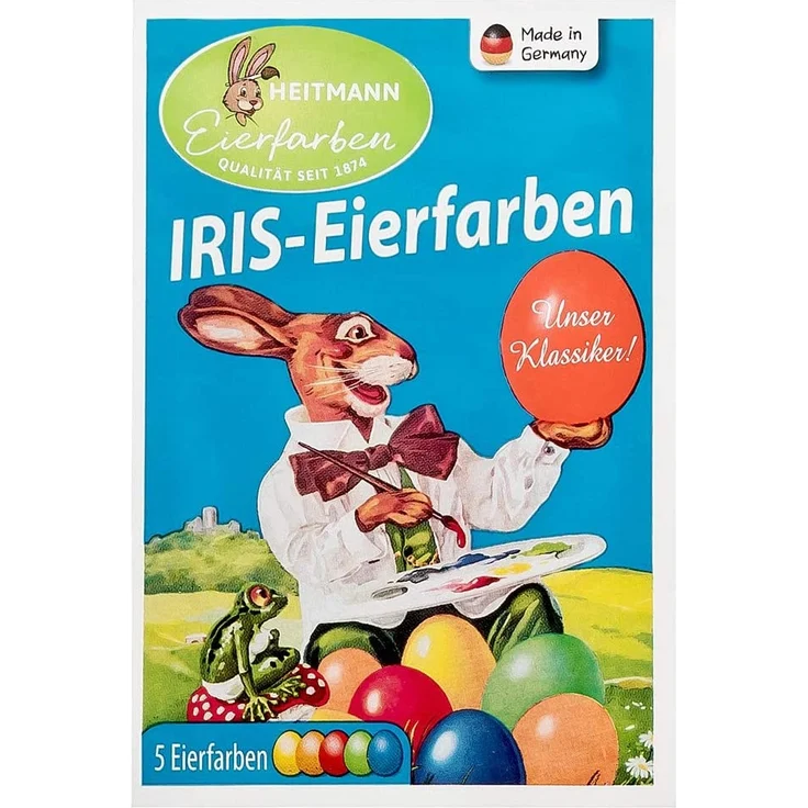 Heitmann Eierfarben IRIS-Eierfarben - Färbetabletten - strahlende Farben - buntes Osternest, Ostern - Ostereier bemalen, Ostereierfarbe - Preisvergleich – Bild 1