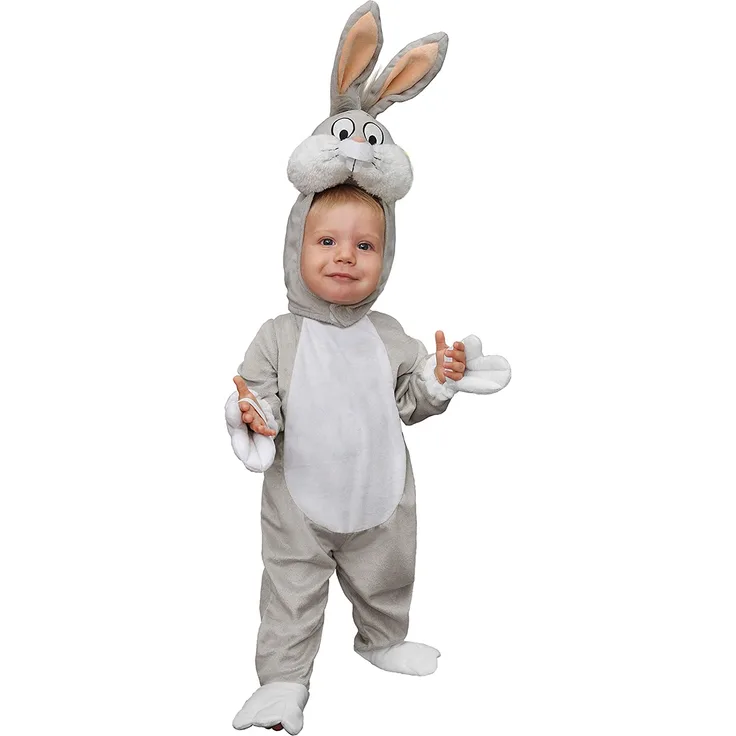 Warner Bros. kostüm Bugs BunnyJunior Baumwolle grau Größe 86
