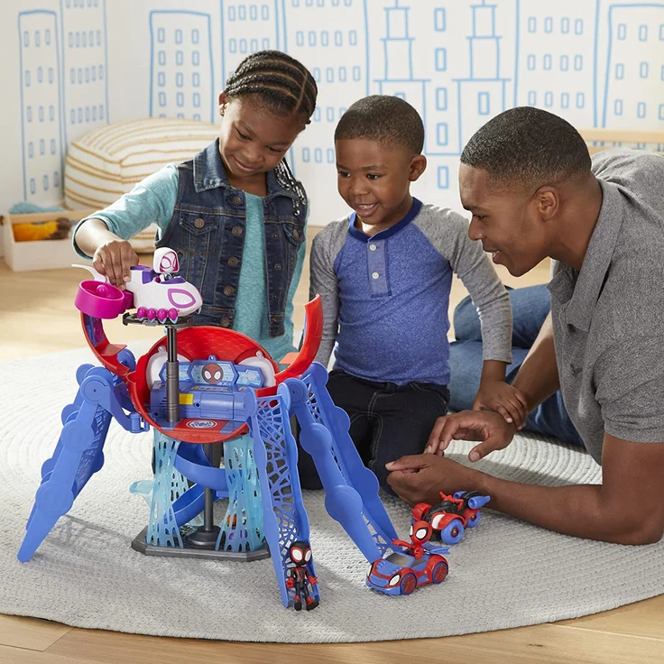 Marvel Web-Quarters Playset Aktion/Abenteuer Spidey and His Amazing Friends 3 Jahr(e) AAA Mehrfarbig – Bild 12