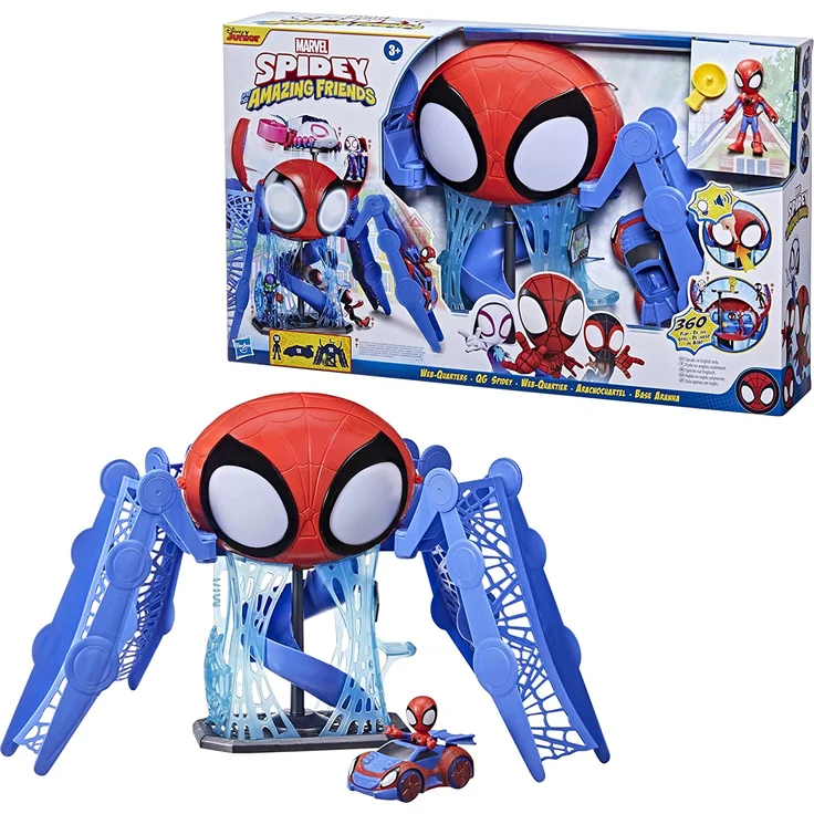 Marvel Web-Quarters Playset Aktion/Abenteuer Spidey and His Amazing Friends 3 Jahr(e) AAA Mehrfarbig – Bild 3