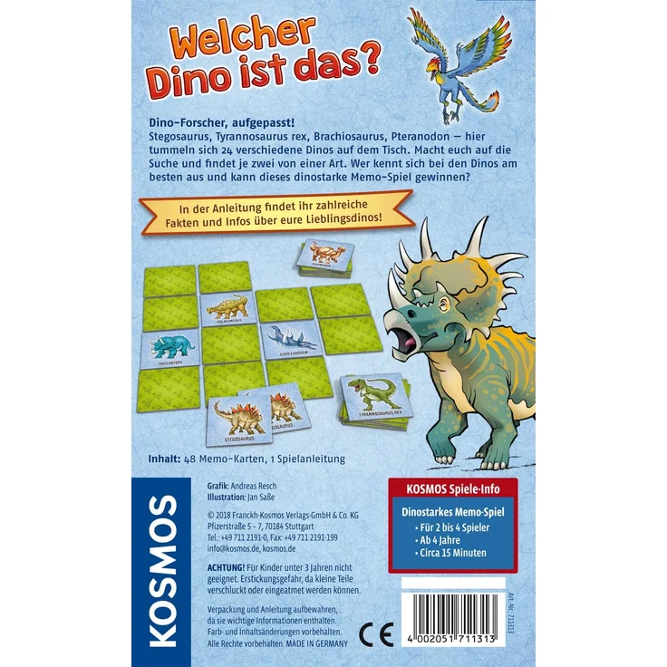 KOSMOS - Dino-Memo - Preisvergleich – Bild 2