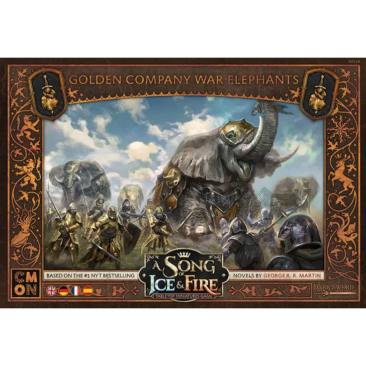 Song of Ice & Fire - Golden Company War Elephants (Kriegselefanten der Goldenen Kompanie) – Bild 2