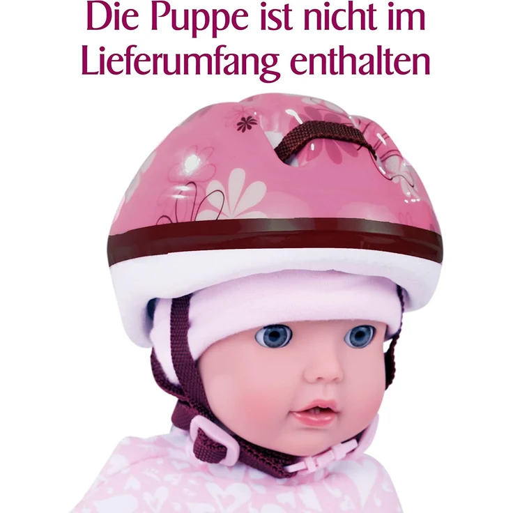 Götz 3403062 Puppen REIT- & Fahrradhelm sicher unterwegs für Stehpuppen XS (27 cm) & Babypuppen S (30 - 33 cm) - Innenmaß 25 cm - Preisvergleich – Bild 2
