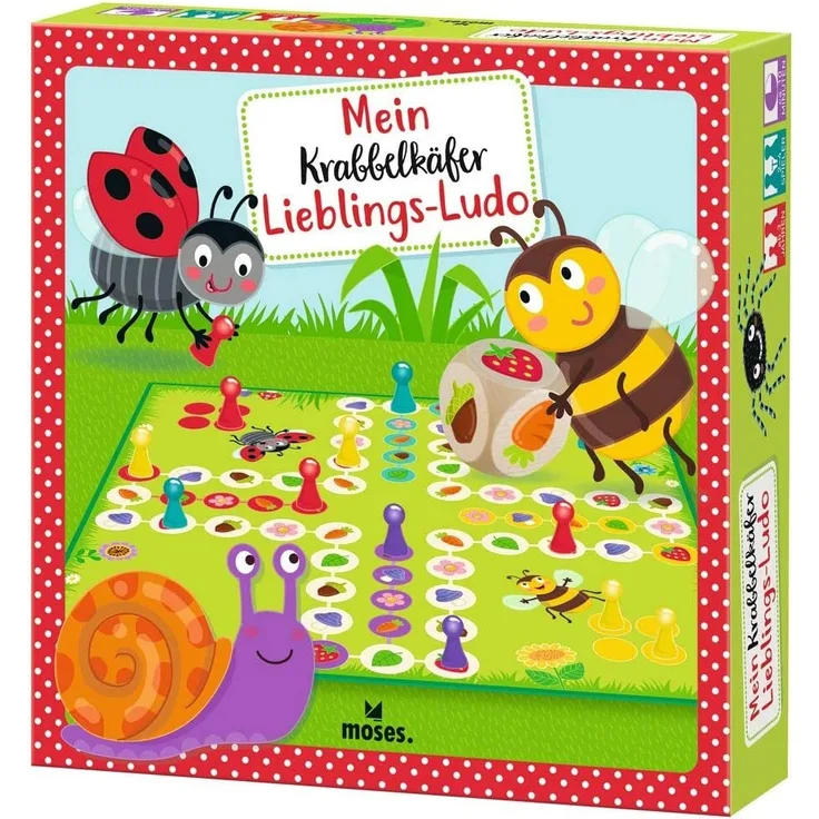 Moses 'Mein Krabbelkäferfer Lieblings-Ludo' Kinderspiel