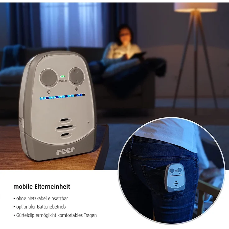 Reer Nova Babyphone FHSS Technologie bis zu 450 Meter – Bild 4