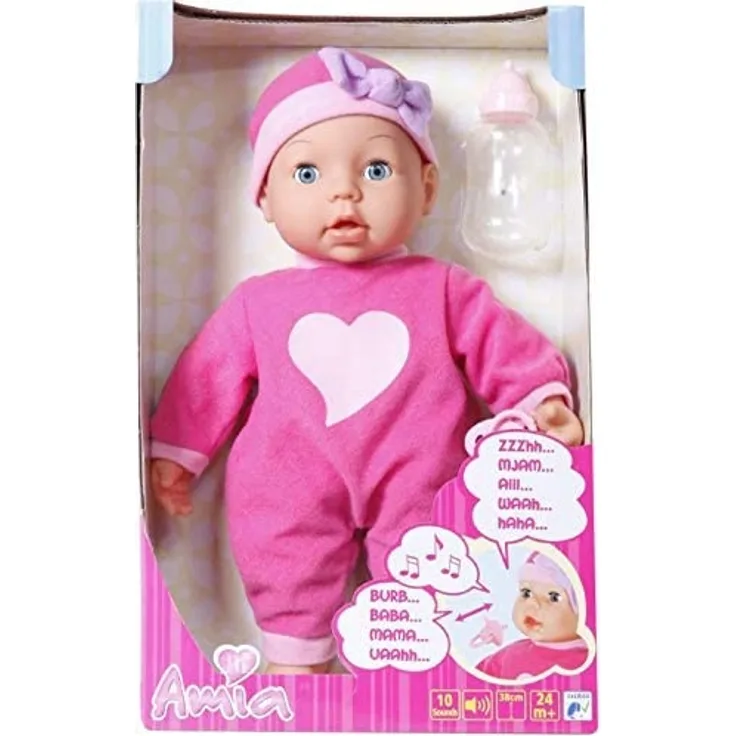 Amia Interaktiv-Puppe 10 Funktionen, 38 cm