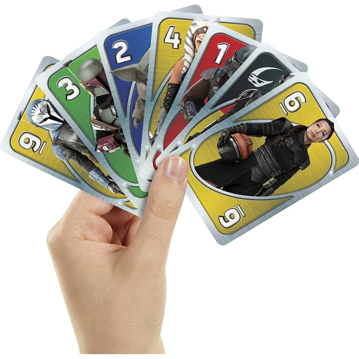 Mattel Games HJR23 - UNO Star Wars The Mandalorian Edition, Kartenspiel – Bild 6