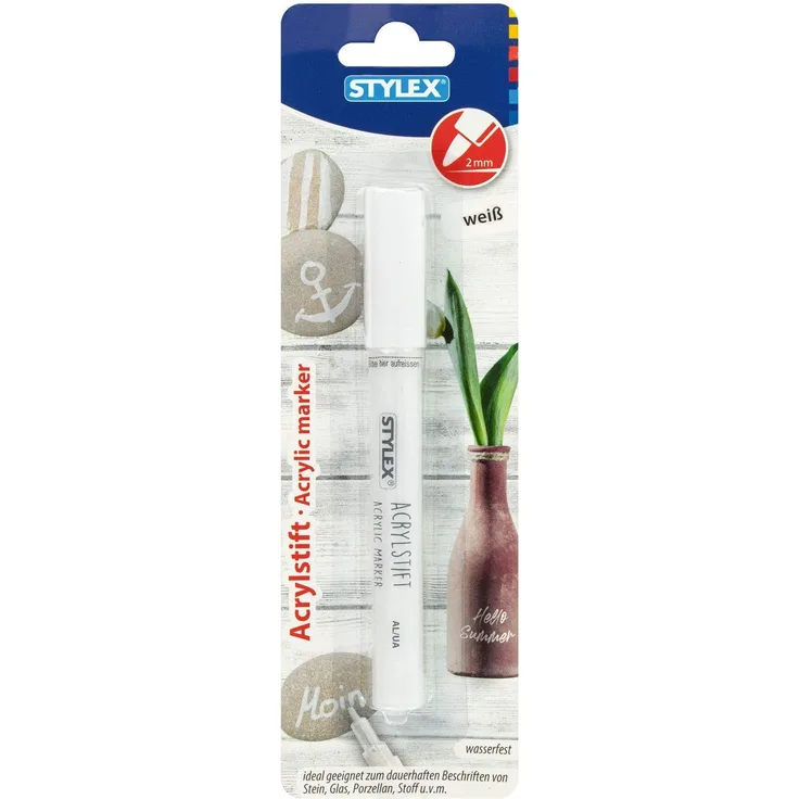 Stylex - Acrylstift - weiß