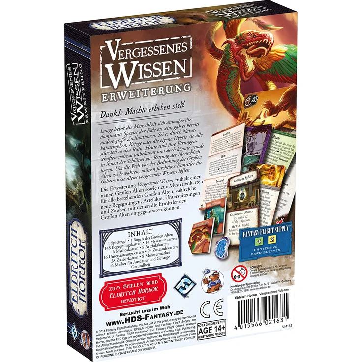 Asmodee HE741 - Eldritch Horror Vergessenes Wissen - Erweiterung – Bild 2