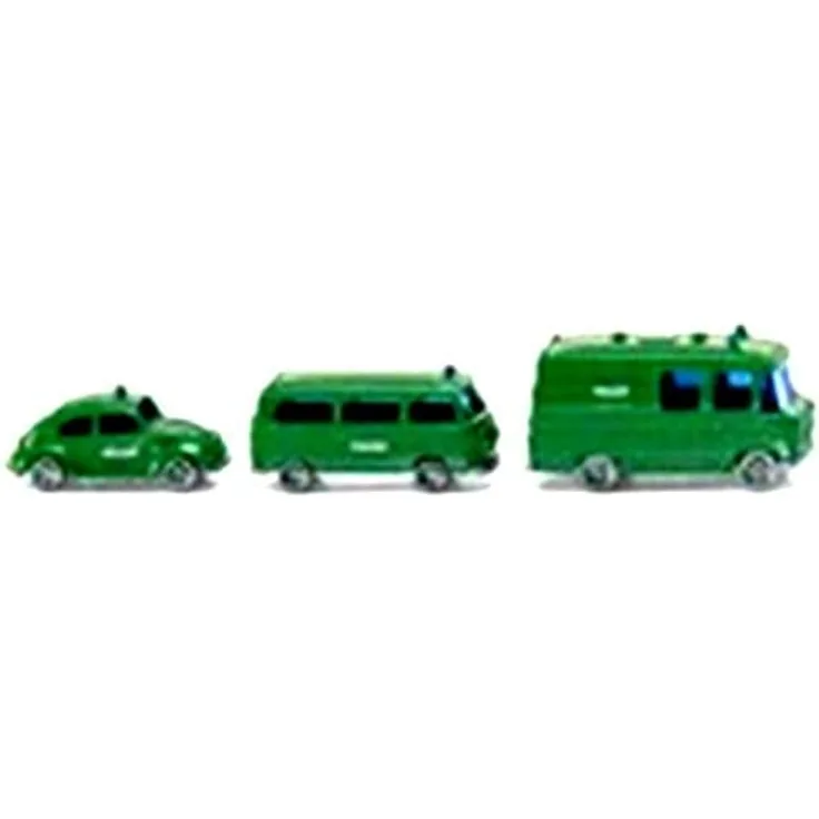 Wiking 093500 1:160 Polizei-Einsatzfahrzeuge - 3Stck - Spur N