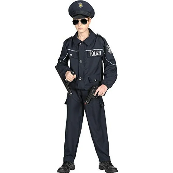 Widmann Polizist Kinder dunkelblau 3-tlg, Größe: 104 – Bild 2