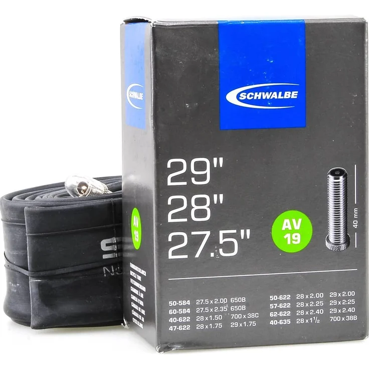 Schwalbe Schlauch AV19 27,5/28/29x1. 50-2. 40" (40/62-584/635) AV 40mm – Bild 4