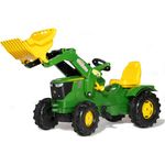Rolly Toys rollyFarmtrac Trettraktor John Deere 6210R (inkl. rollyTrac Lader, Front- und Heckkupplung, für Kinder von 3 bis 8 Jahre) 611096 - Preisvergleich