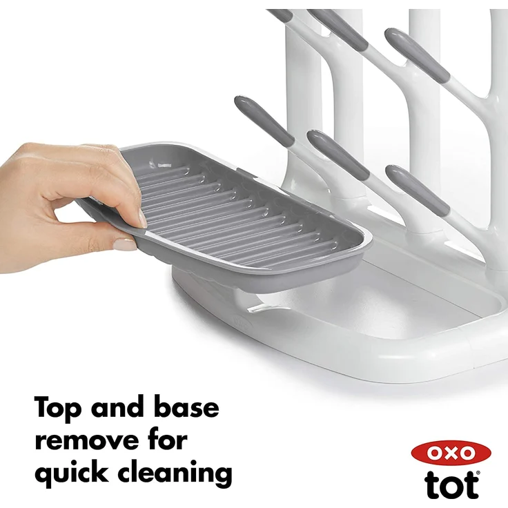 OXO Tot Kompakte Flaschenständer Grau Grau – Bild 2