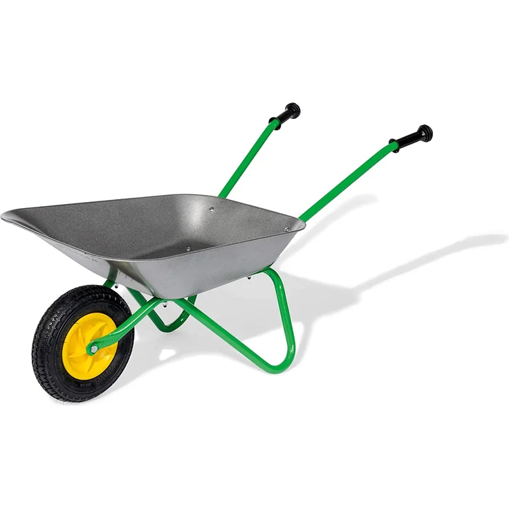 Rolly Toys 271757 'Metallschubkarre' Kinderschubkarre, ab 2,5 Jahren, Metallschüssel, belastbar bis 25 kg, Kunststoffgriffe – Bild 1