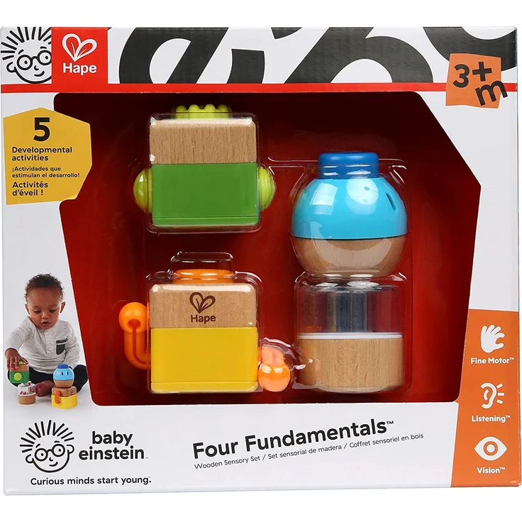 Baby Einstein by Hape E11886 - Vier verrückte Bausteine, Mehrfarbig – Bild 7