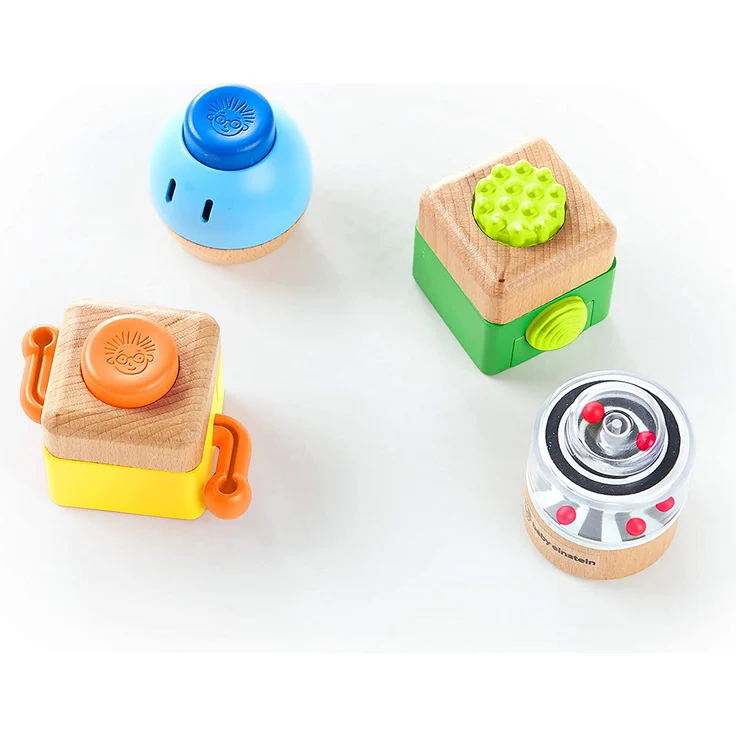 Baby Einstein by Hape E11886 - Vier verrückte Bausteine, Mehrfarbig – Bild 2