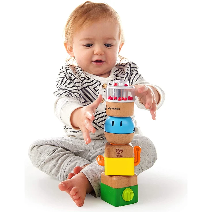 Baby Einstein by Hape E11886 - Vier verrückte Bausteine, Mehrfarbig – Bild 4