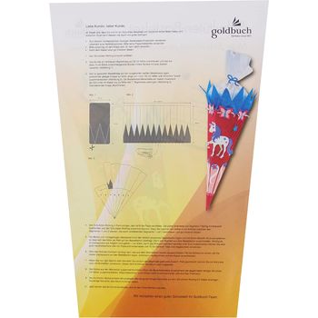 Goldbuch Einhornglück Schultüte - 35 Cm Runde Zuckertüte Zur Einschulung