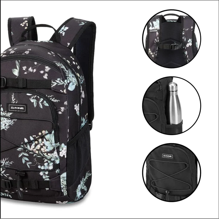 Dakine Kinder Rucksack GROM 13l black II – Bild 4