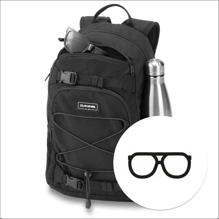 Dakine Kinder Rucksack GROM 13l black II – Bild 3