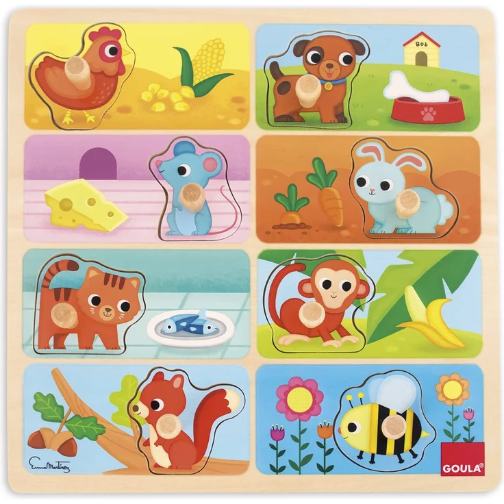 Jumbo Spiele D53041 Holzpuzzle Lieblingsessen - Preisvergleich – Bild 1