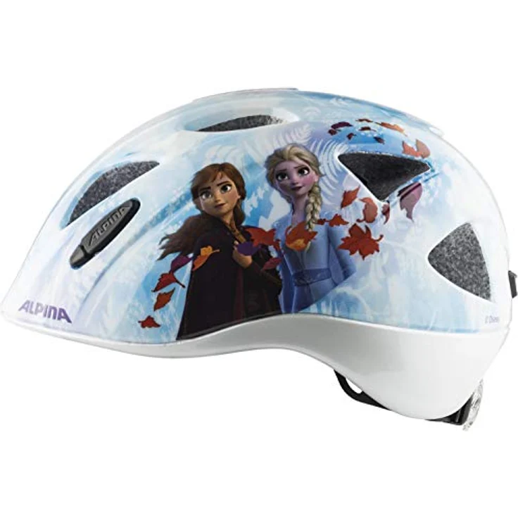 Alpina Kids Ximo Disney Frozen II, Größe 49 - 54 cm - Fahrradhelm, Farbe Blau-Weiß – Bild 3