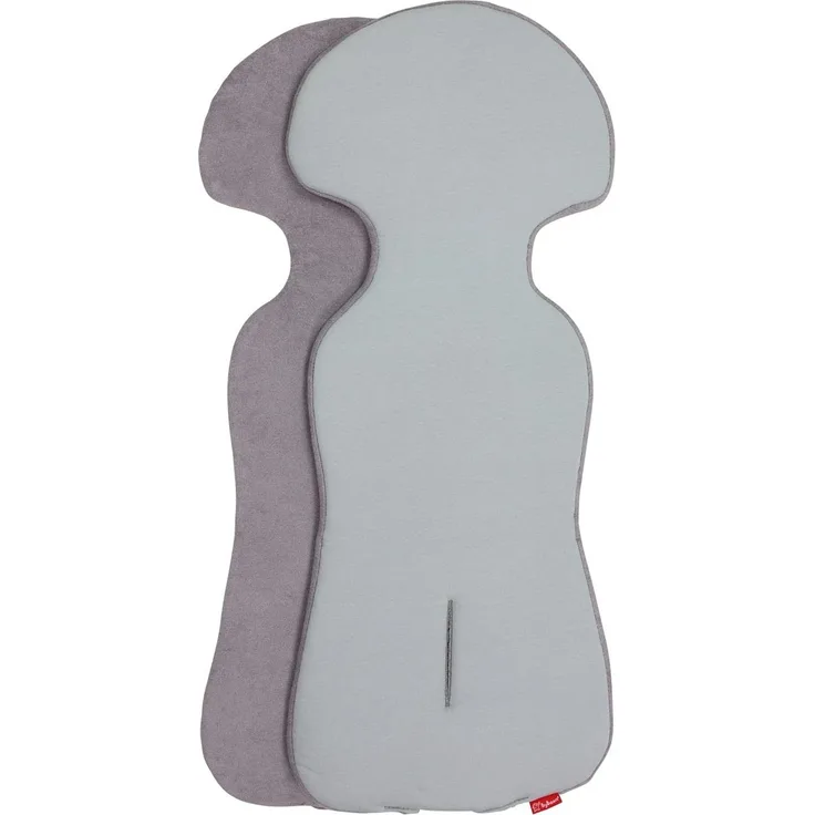 ByBoom Basics Baby Sitzauflage, Sitzeinlage 77x32 cm, Baumwoll- und Frotteeseite, für Babyschale, Autositz (z. B. Maxi-Cosi, Britax-Römer, Cybex), Kinderwagen, Buggy, Fahrradanhänger - Made in EU