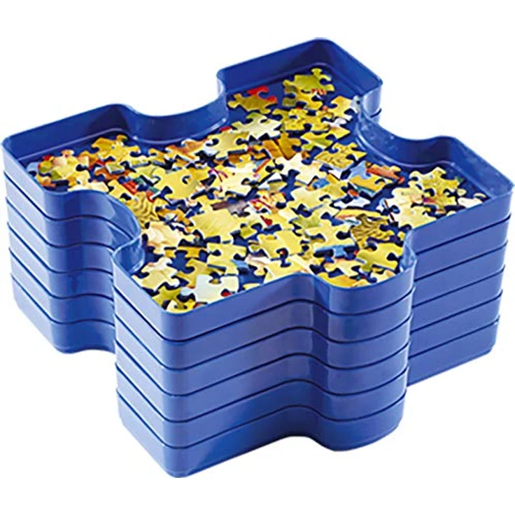 Ravensburger Sort your Puzzle - 6 stapelbare Puzzle-Sortierschalen zum einfachen Sortieren und Aufbewahren von Puzzleteilen, Ideales Zubehör für Puzzler – Bild 3