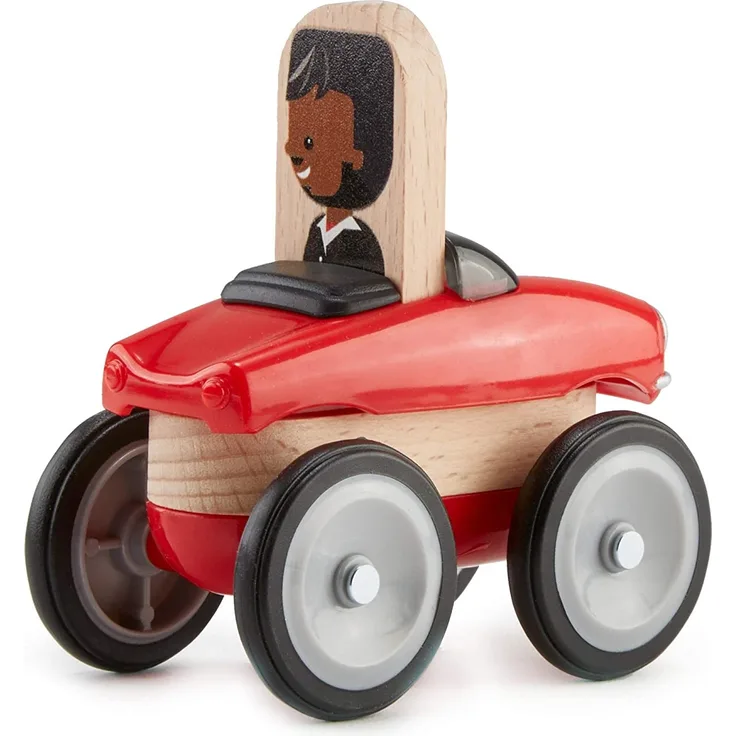 Fisher-Price GGL53 - Wunder Werker Holzspielzeug Sportwagen Spielzeugauto aus FSC zertifiziertem Holz, Spielzeug ab 3 Jahren
