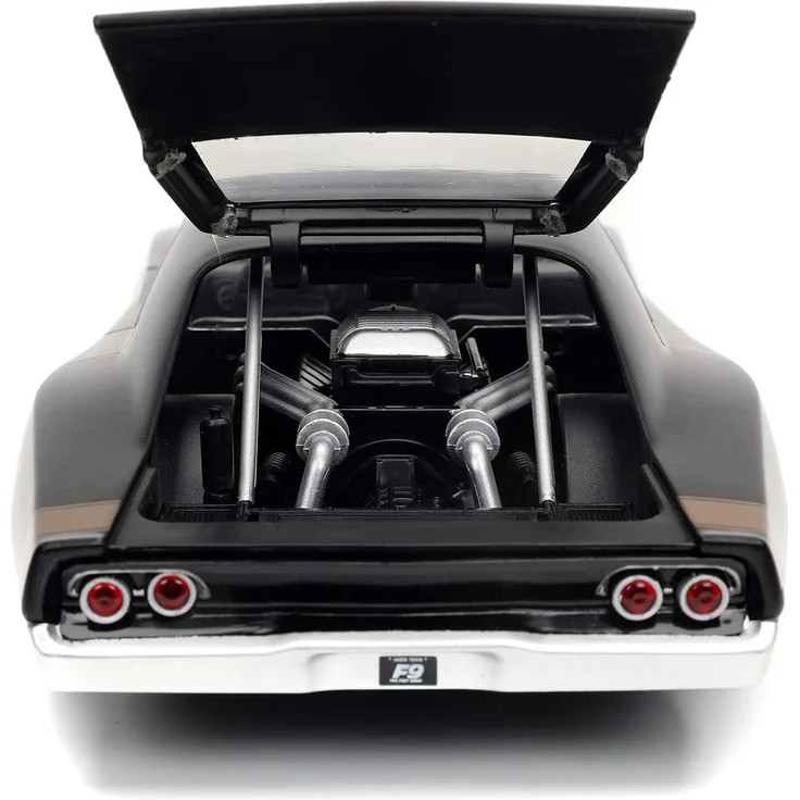 Jada Toys 253203075 Fast & Furious 1968 Dodge Charger 1:24, schwarz – Bild 5