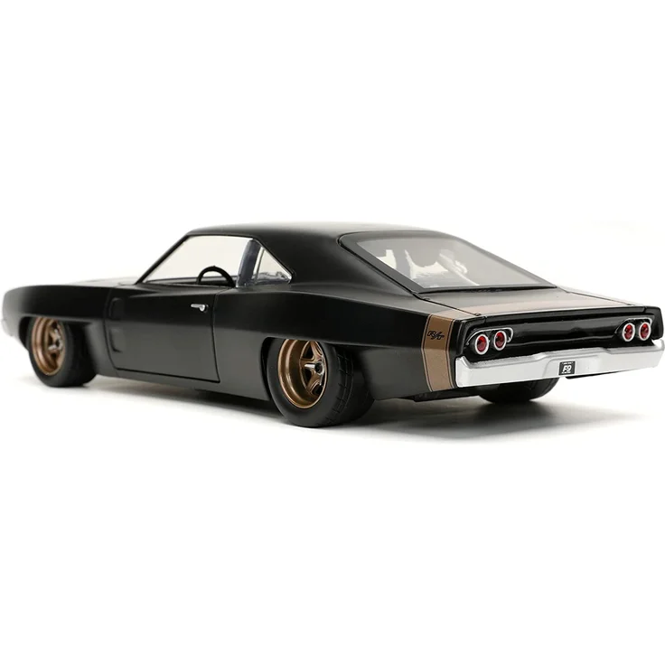 Jada Toys 253203075 Fast & Furious 1968 Dodge Charger 1:24, schwarz – Bild 3