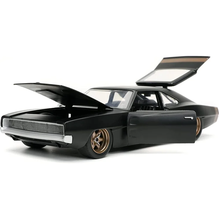Jada Toys 253203075 Fast & Furious 1968 Dodge Charger 1:24, schwarz – Bild 9
