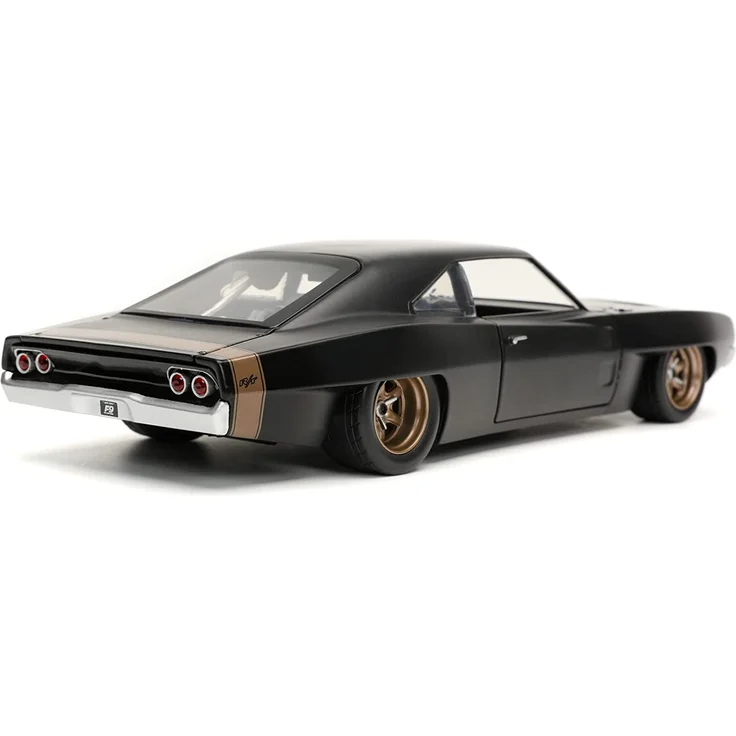 Jada Toys 253203075 Fast & Furious 1968 Dodge Charger 1:24, schwarz – Bild 12