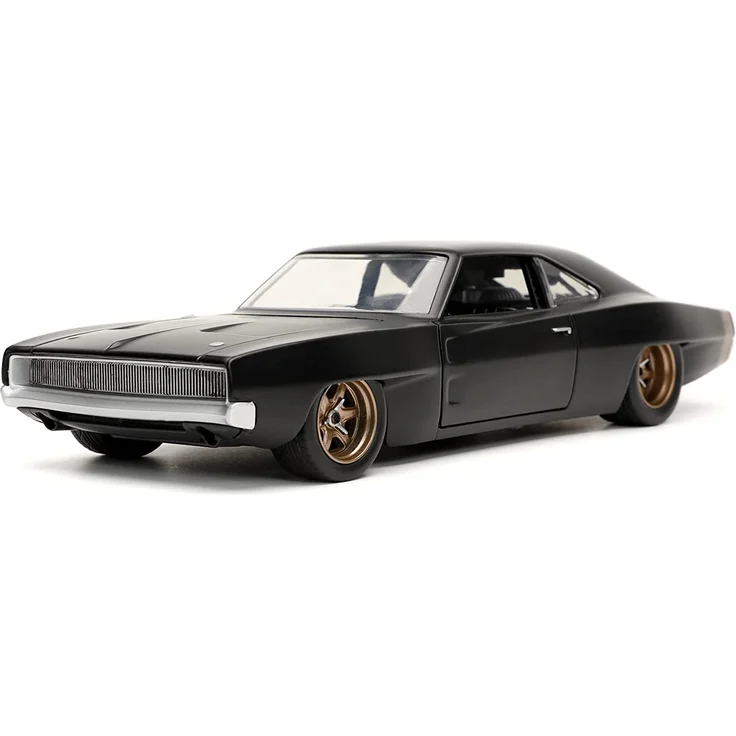 Jada Toys 253203075 Fast & Furious 1968 Dodge Charger 1:24, schwarz – Bild 1