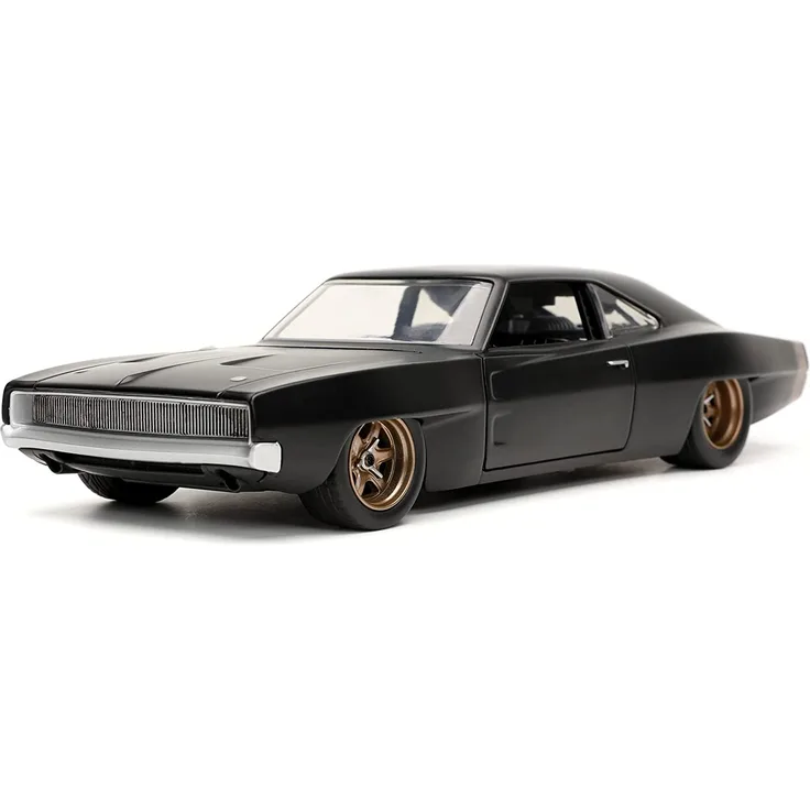 Jada Toys 253203075 Fast & Furious 1968 Dodge Charger 1:24, schwarz