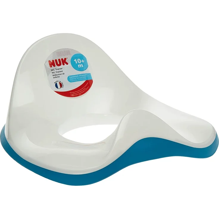 NUK 10256368 WC Trainer, Toiletten-Sitz für Kinder mit Spritzschutz, petrol – Bild 1