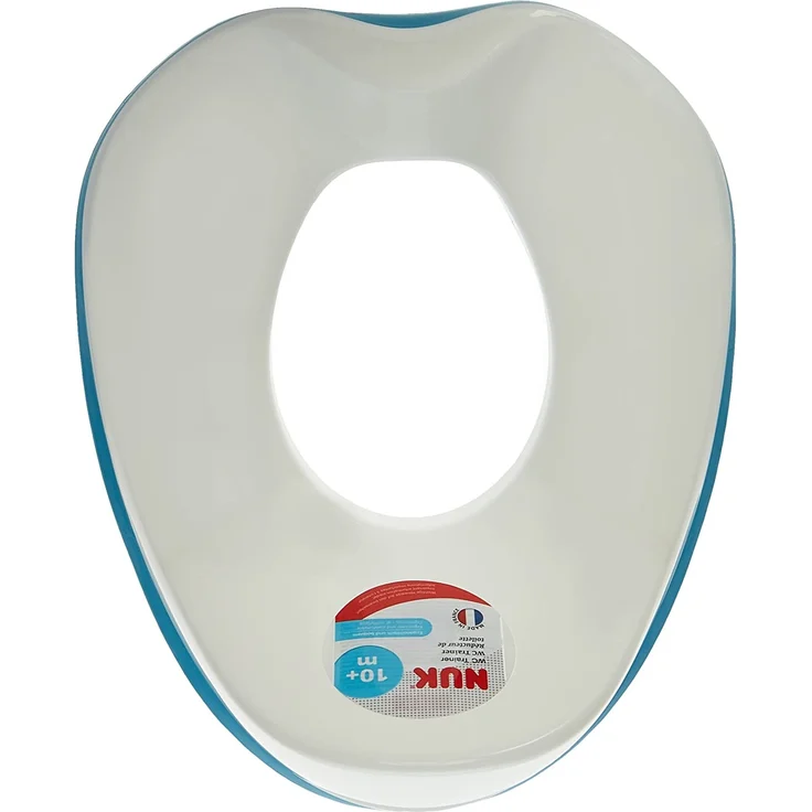 NUK 10256368 WC Trainer, Toiletten-Sitz für Kinder mit Spritzschutz, petrol – Bild 2