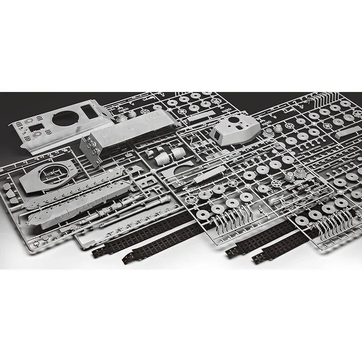Revell Modellbausatz Panzer 1:35 - TigerII Ausf.B (Henschel Turret) im Maßstab 1:35, Level 4, originalgetreue Nachbildung mit vielen Details, 03249 – Bild 8