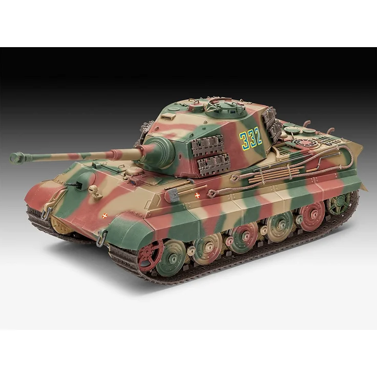 Revell Modellbausatz Panzer 1:35 - TigerII Ausf.B (Henschel Turret) im Maßstab 1:35, Level 4, originalgetreue Nachbildung mit vielen Details, 03249 – Bild 9