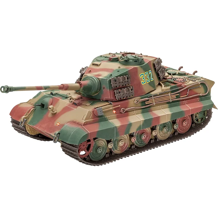 Revell Modellbausatz Panzer 1:35 - TigerII Ausf.B (Henschel Turret) im Maßstab 1:35, Level 4, originalgetreue Nachbildung mit vielen Details, 03249 – Bild 3